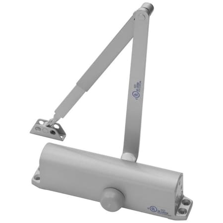 Gan Eden Commercial Multi Size Non Hold Open Door Closer, Aluminum GA1628711